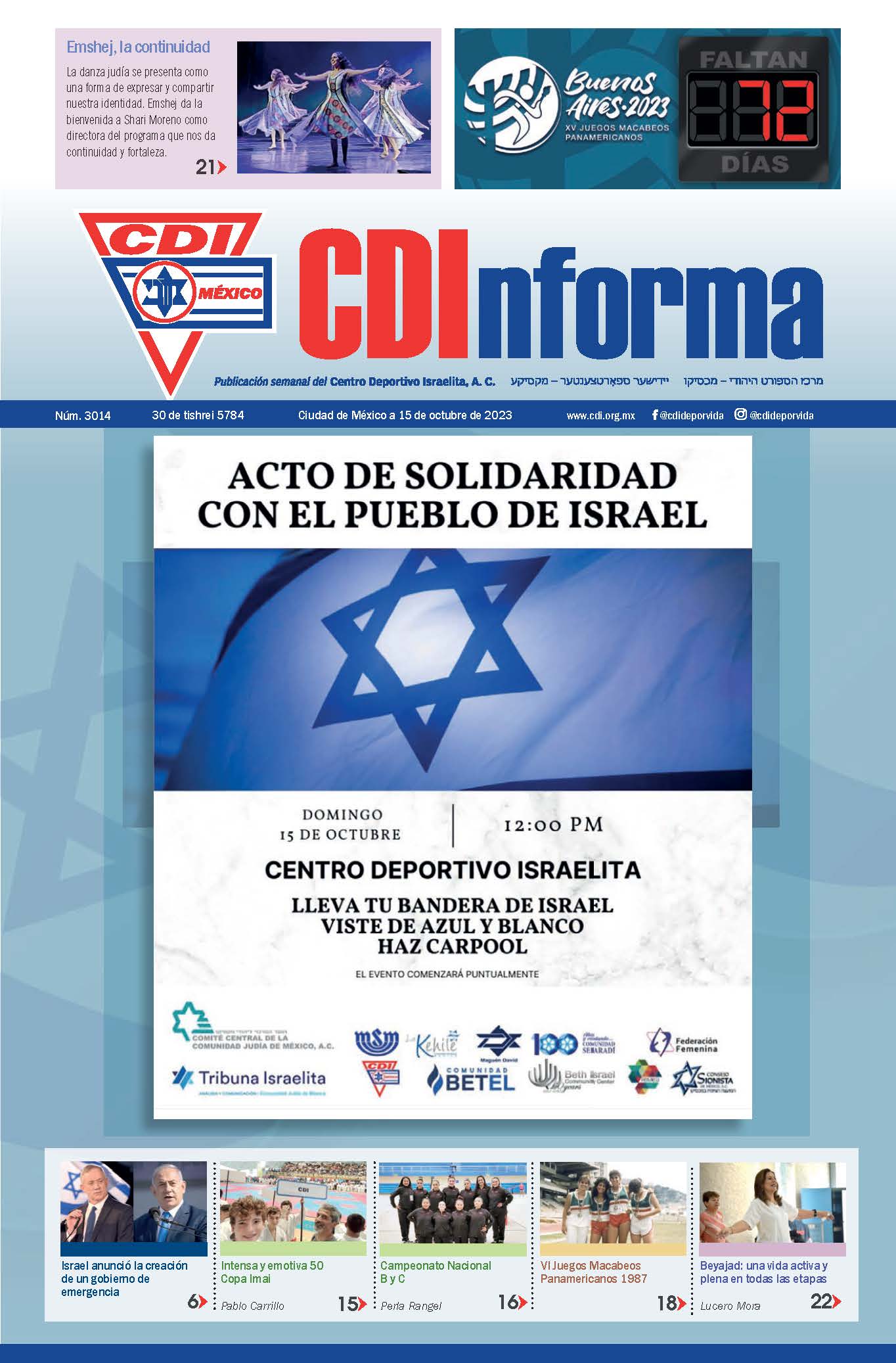 Periódico 15 de octubre 2023