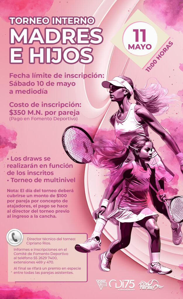 Madres e hijos torneo de tenis