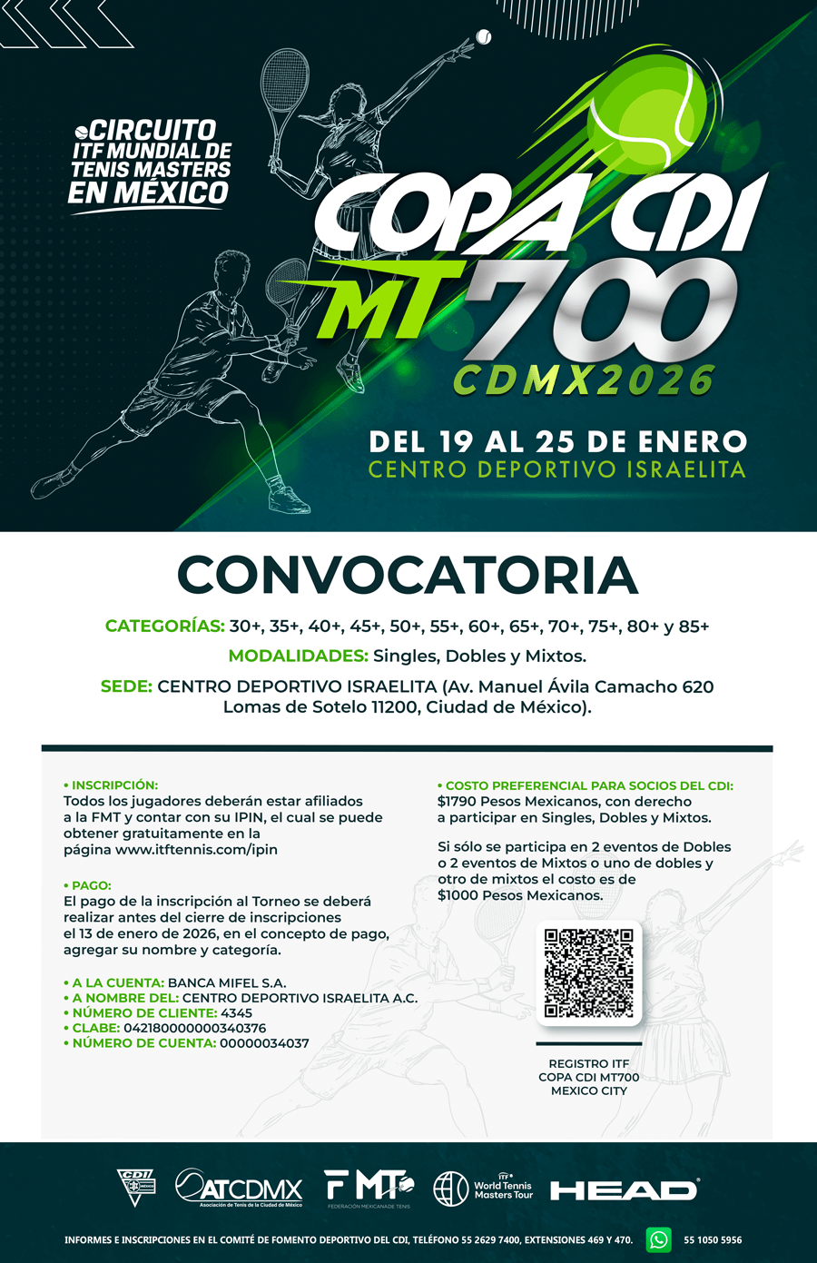 Copa CDI MT700 CDMX 2026