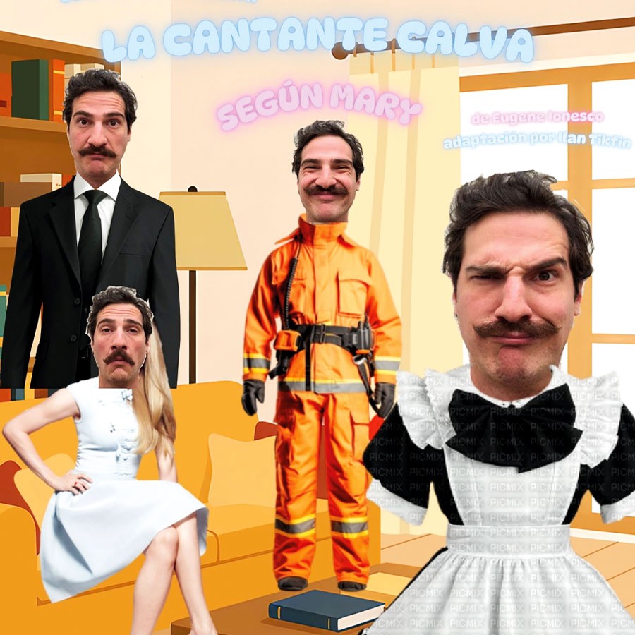 La cantante calva