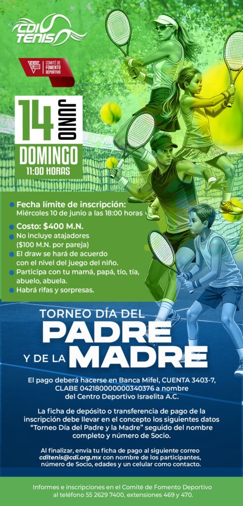 Tenis Torneo del Padre y la Madre