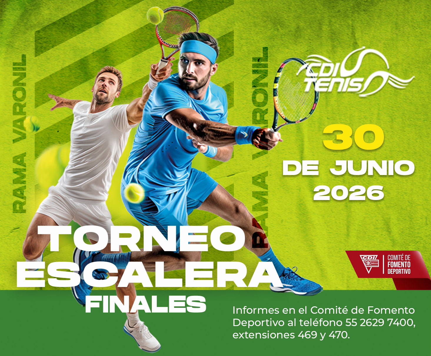 Torneo Escalera de Tenis Varonil