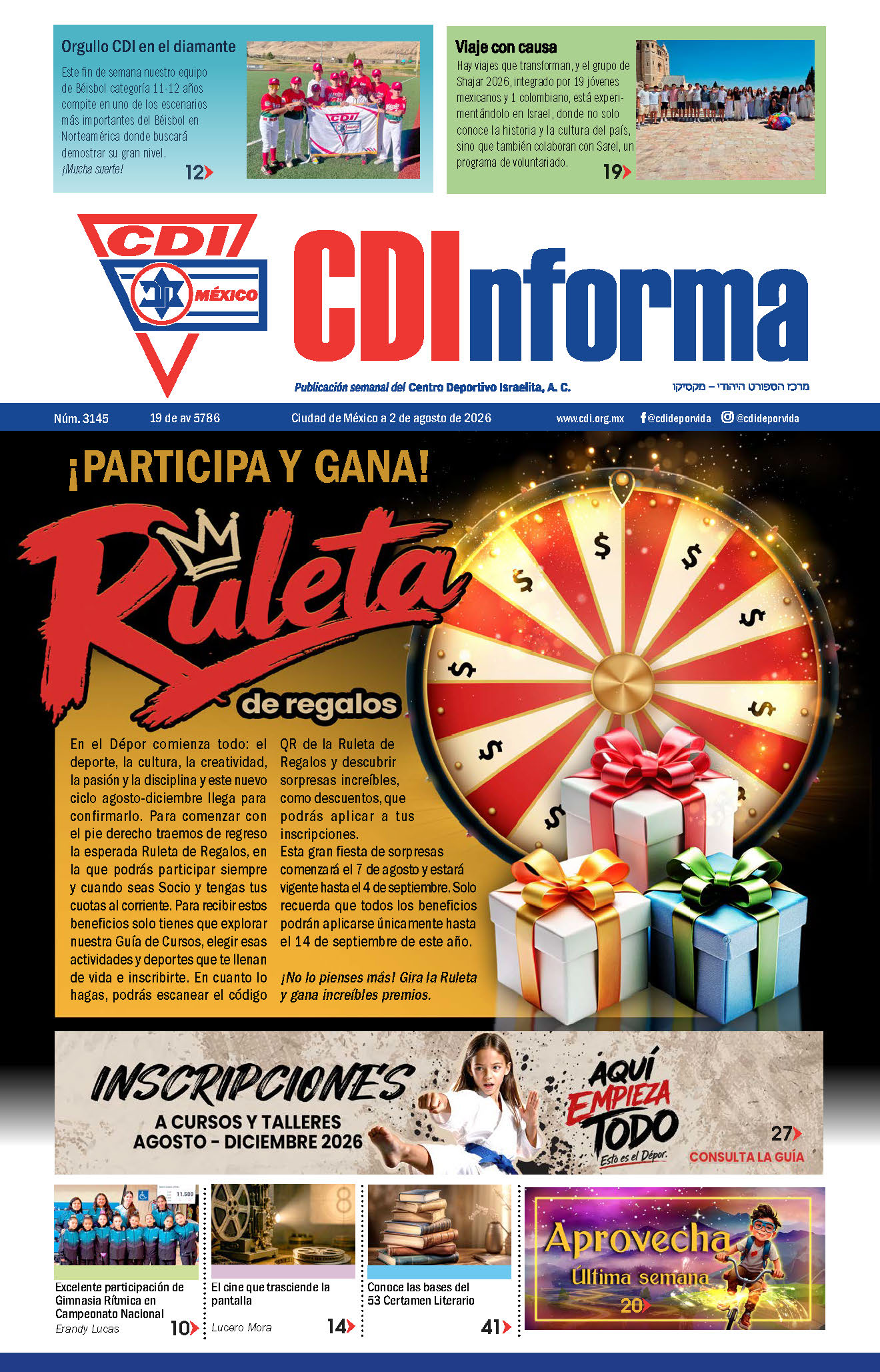 Periódico 2 de agosto 2026