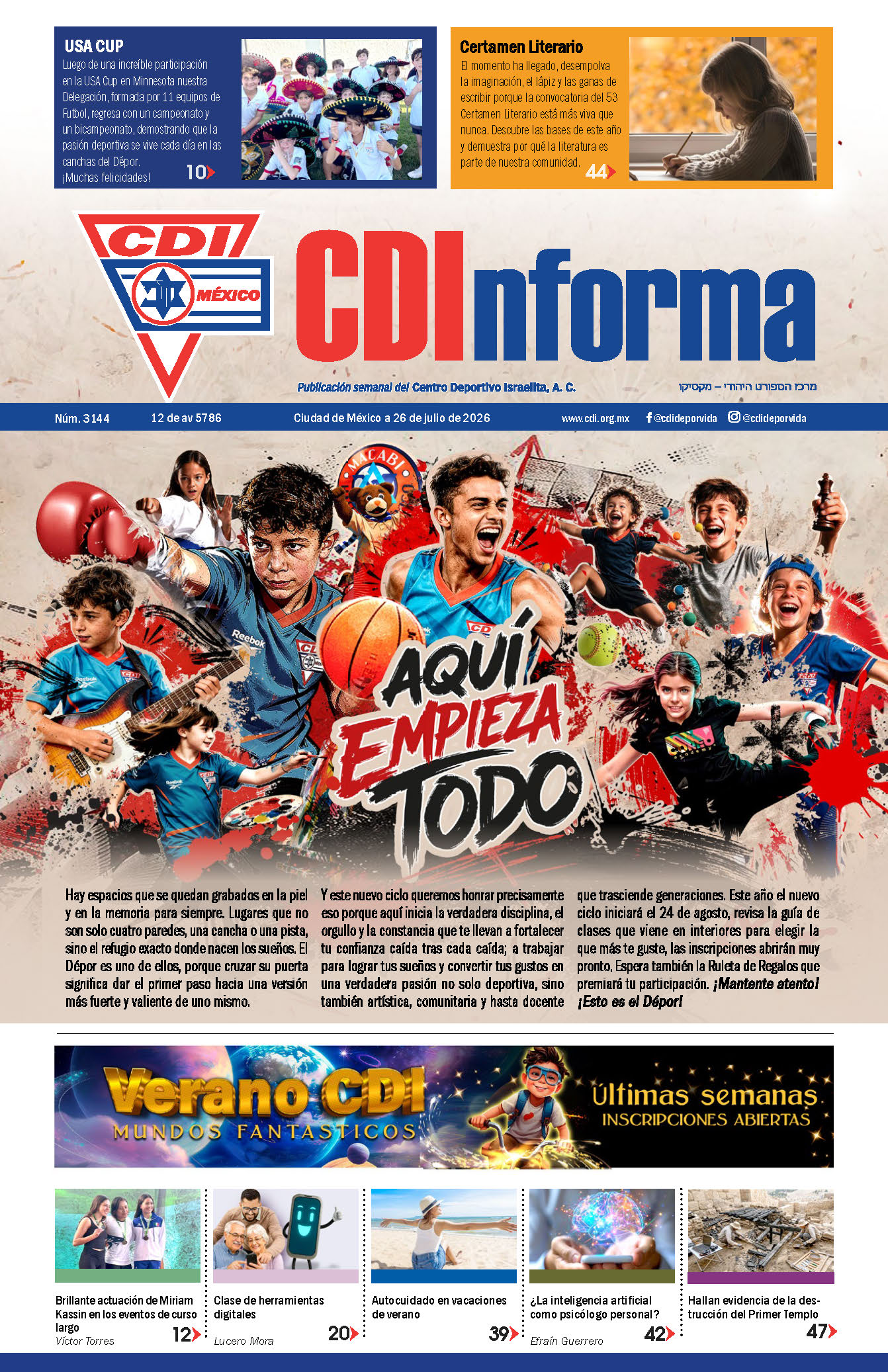 Periódico 26 de julio de 2026