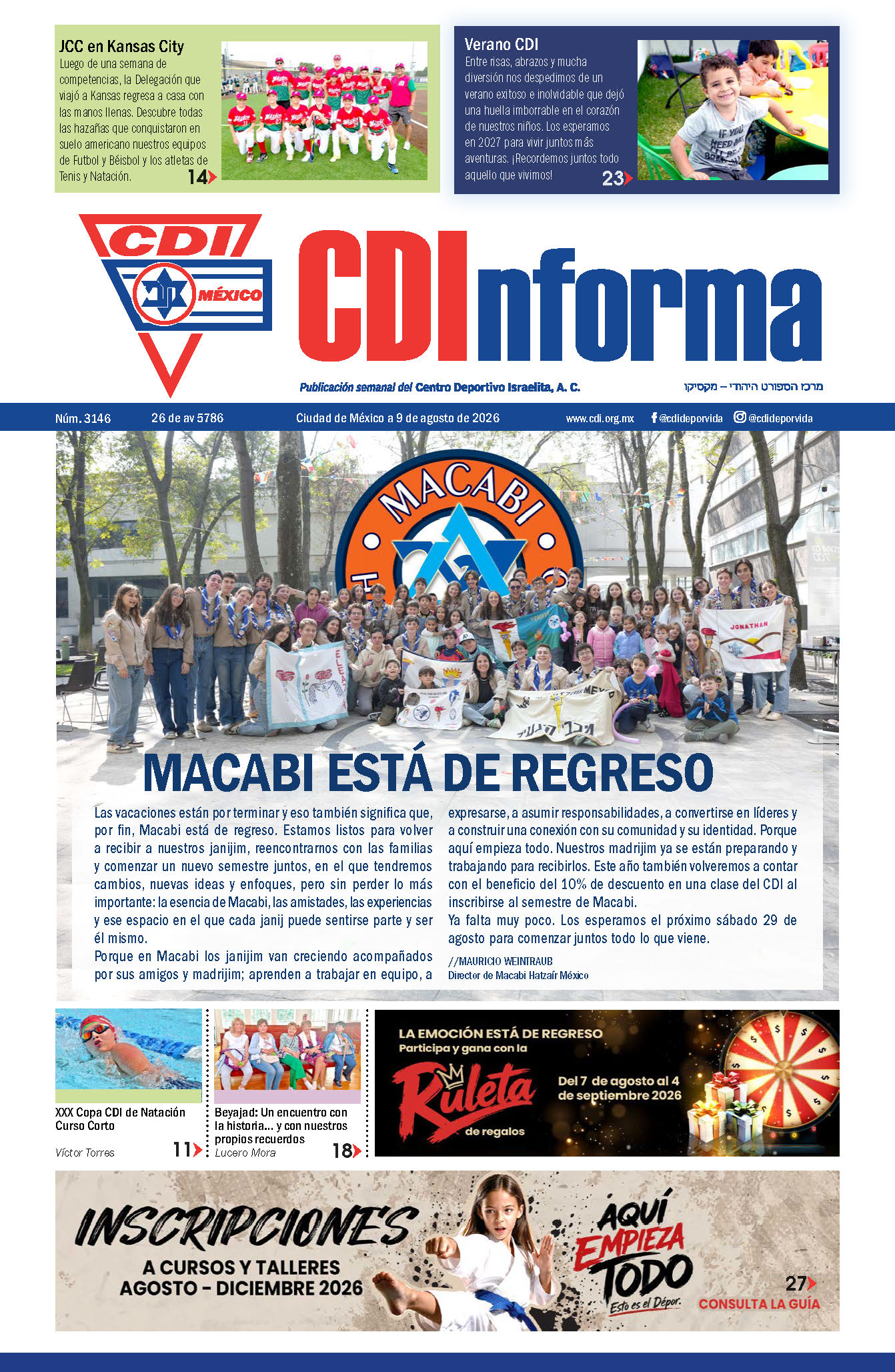 Periódico 9 de agosto de 2026