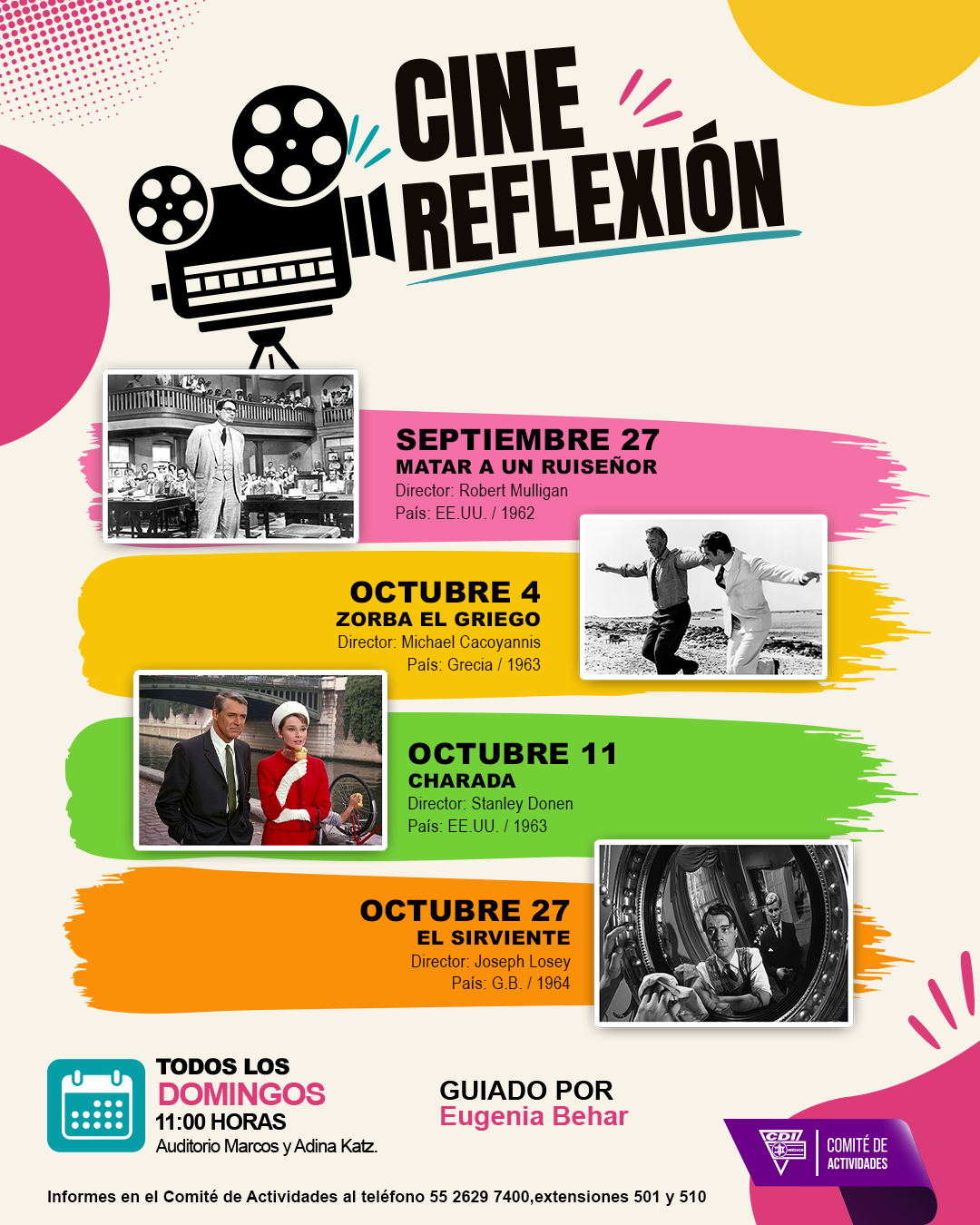 Cartelera Cine Reflexión