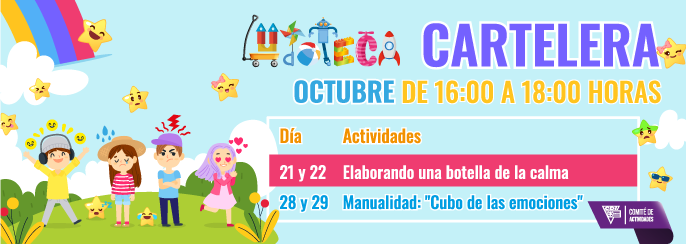 Cartelera Ludoteca Octubre